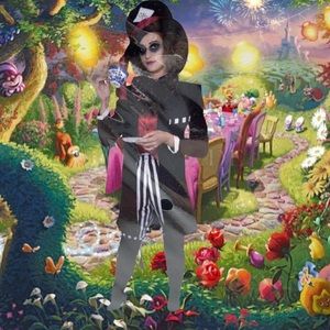 Karnival Black Hatter Girl Costume Size XS New Fits Adult or Jr. (2/4)